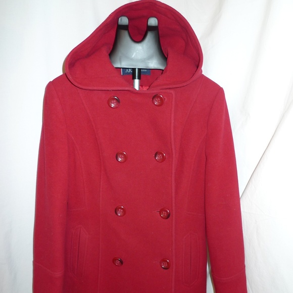 Anne Klein Jackets & Blazers - NWOT  ANNE KLEIN HOODED  WOOL COAT